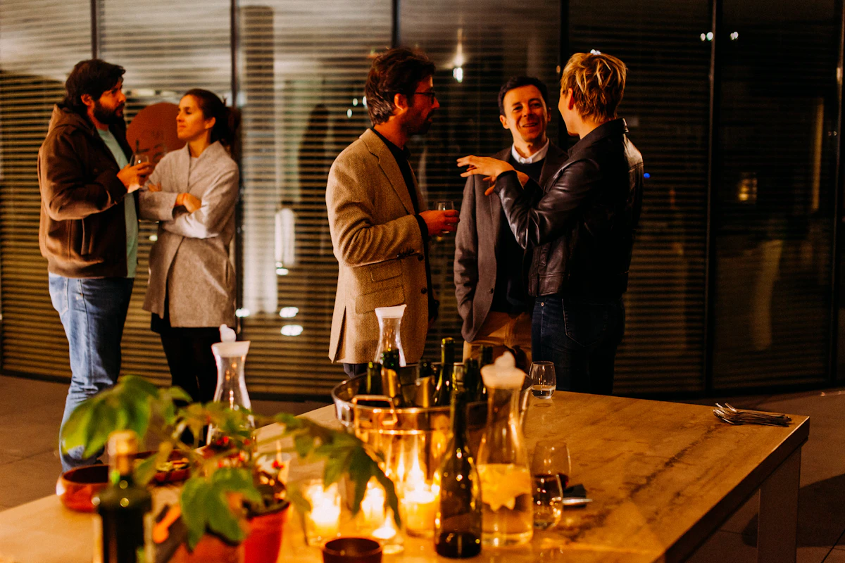 Buyers hosted at an evening networking reception